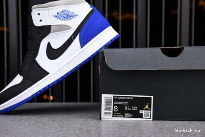 AIR SE TOE' MID JORDAN 'ROYAL 1 BLACK 1104